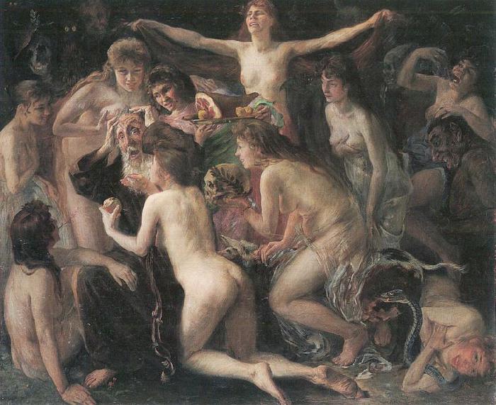 Lovis Corinth Die Versuchung des hl. Antonius oil painting image